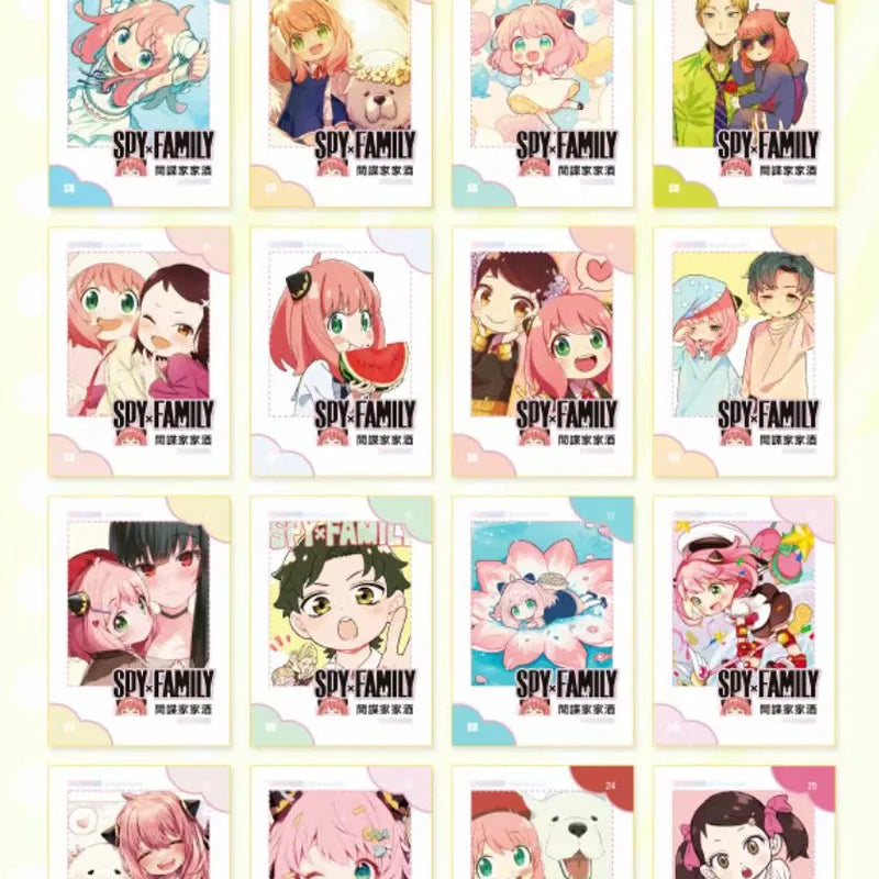 Wholesales SPY FAMILY Collection Cards Booster Box WIT STUDIO Cute Ania Rare Anime Girls Trading Cards