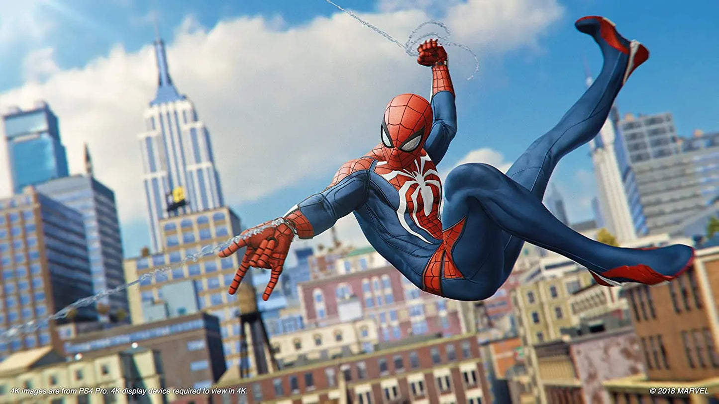 Marvel's SpiderMan Game Of The Year Edition PS4 Spiderman PS4 Playstation Game Blueray Disc