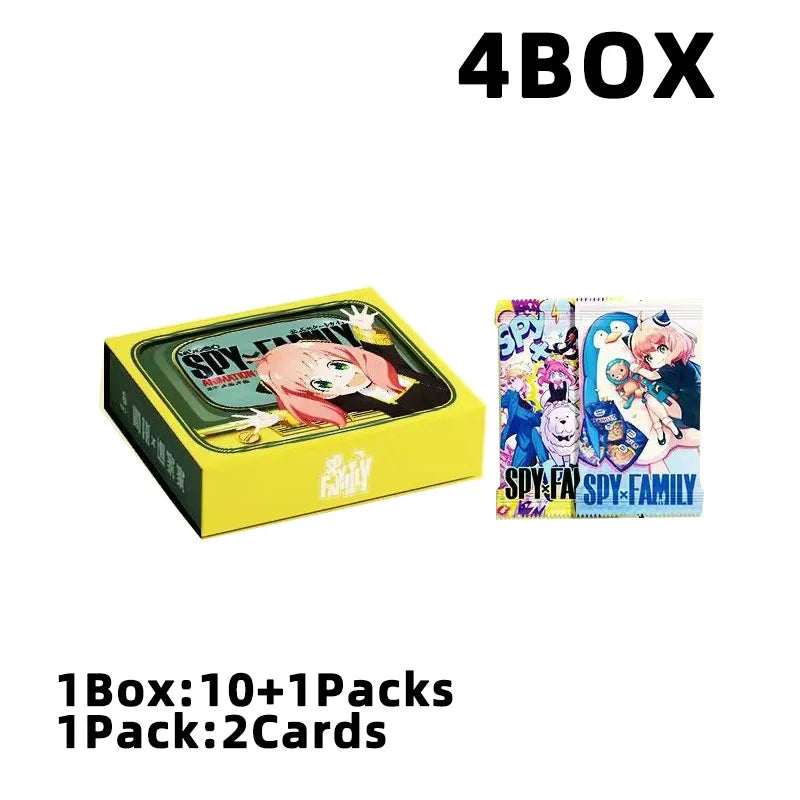 Wholesales SPY FAMILY Collection Cards Booster Box WIT STUDIO Cute Ania Rare Anime Girls Trading Cards