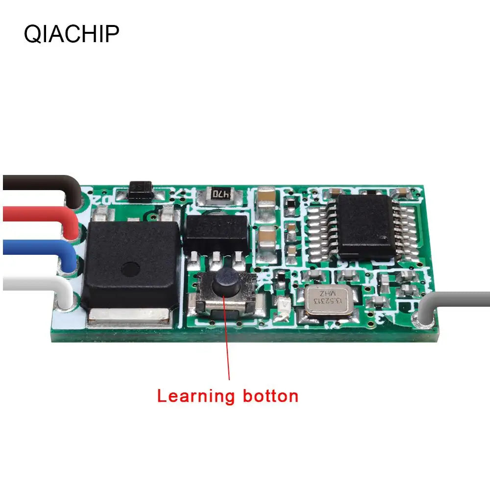 40pcs 433.92Mhz Universal Wireless DC 3.6V-24V Remote Control Switch QIACHIP 1 CH RF Relay Receiver LED Light Controller DIY Kit
