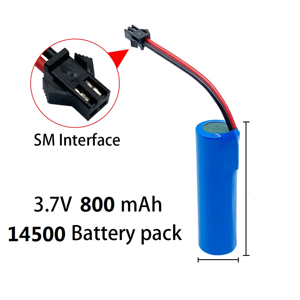 14500 3.7V 800mAh AA battery rechargeable battery suitable for remote control toy helicopter car train motorcycle aa battery