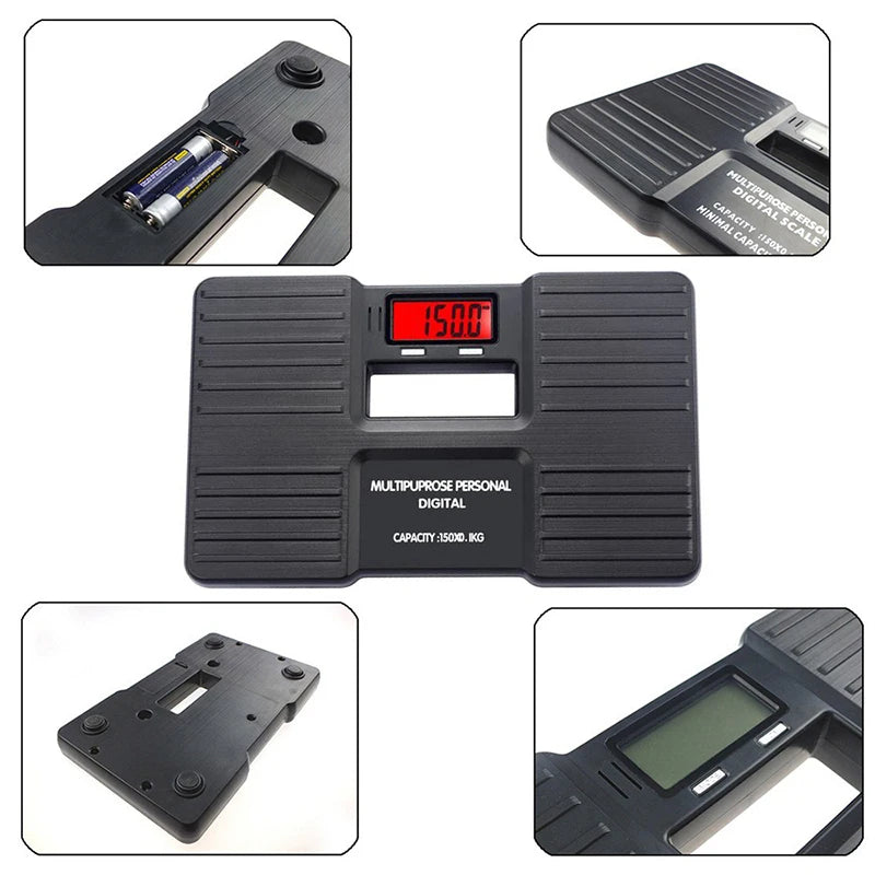 Portable Floor Scale 150kg 0.1kg Digital Weight Scales Precision Electronic Bathroom Body Health Bathroom Balance