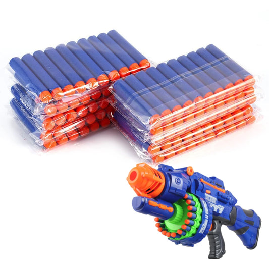 Precise EVA Soft Toys Bullets Kids Refill Hollow Head Darts Ball Weapons Pistols Guns Pellet Shooting Games for Nerf Elite Rival
