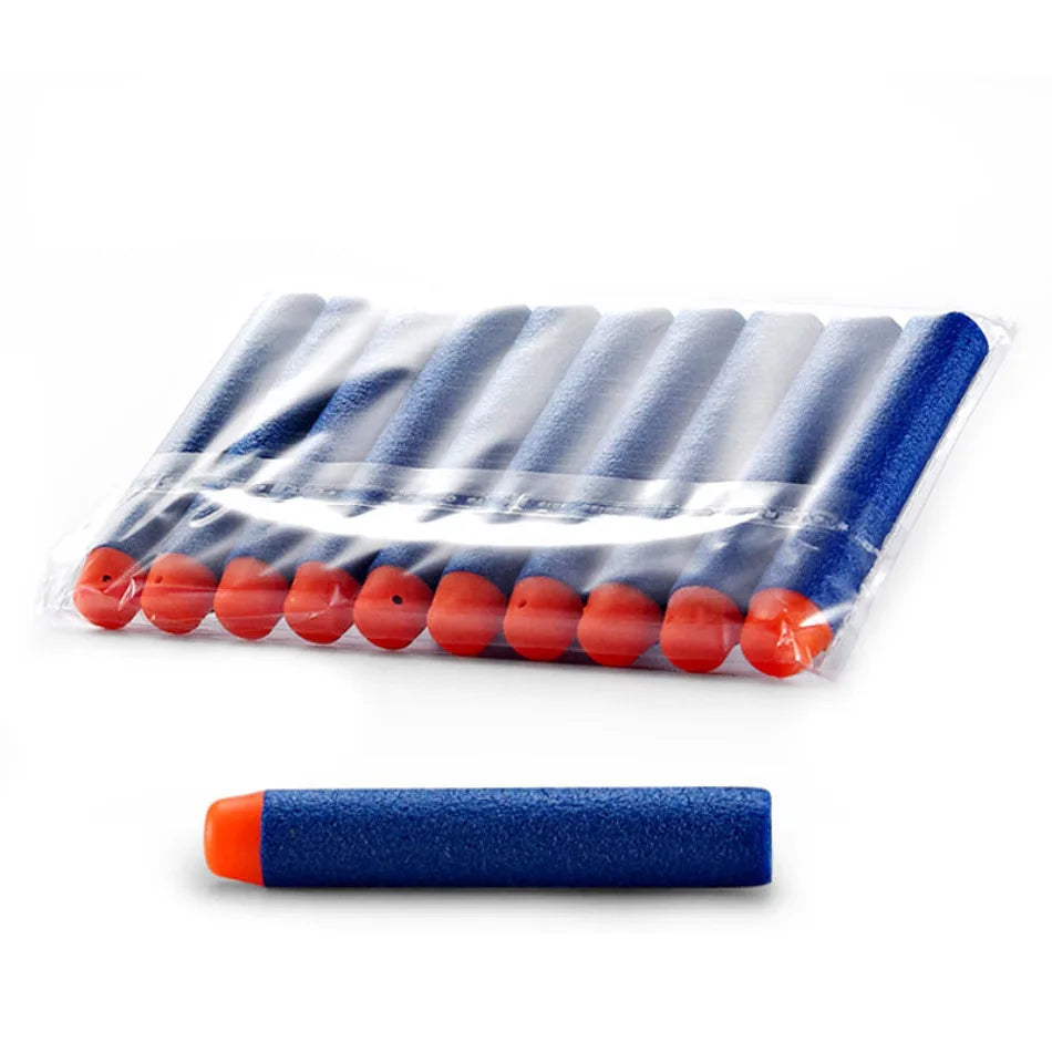 Precise EVA Soft Toys Bullets Kids Refill Hollow Head Darts Ball Weapons Pistols Guns Pellet Shooting Games for Nerf Elite Rival