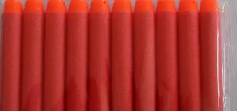 20PCS For Gun Bullets Hollow Hole Head 7.2cm Refill Darts Toy Gun Bullets Soft Bullet Gun Xmas Kid Children Gift