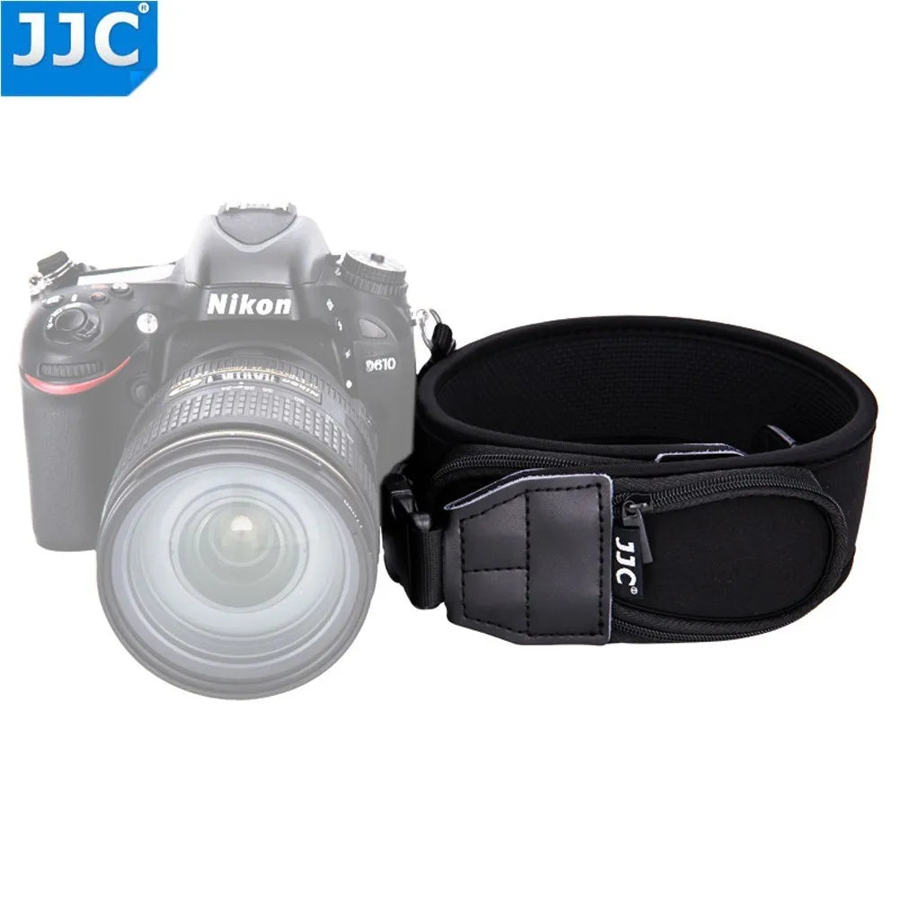 JJC Camera Neck Strap Shoulder for Canon 750D 700D 600D 70D M3 M10 Nikon D3400 D5500 Sony A6300 A6000 A7 Universal Belt Pouch