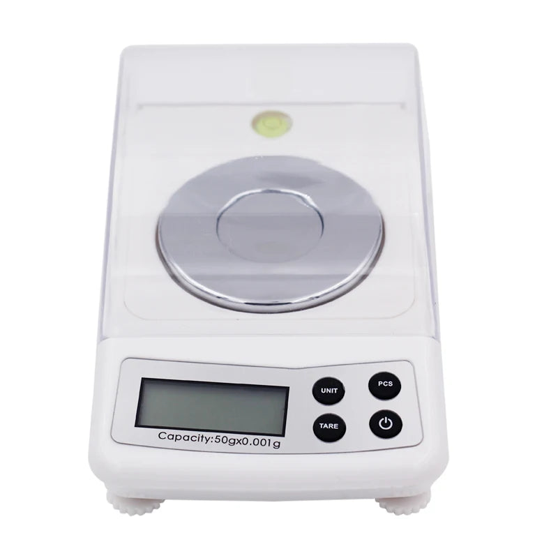 50g 0.001g LCD Digital Jewelry Scales Precision Diamond Laboratory Balance Medicinal Electronic Gem Carat Weight Counting Scale
