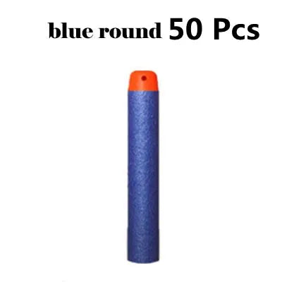 Refill Darts Bullets for Nerf N-strike Elite Series Blasters Children Toy Gun Blue Soft Bullet Foam Guns Accessories Fake Gun