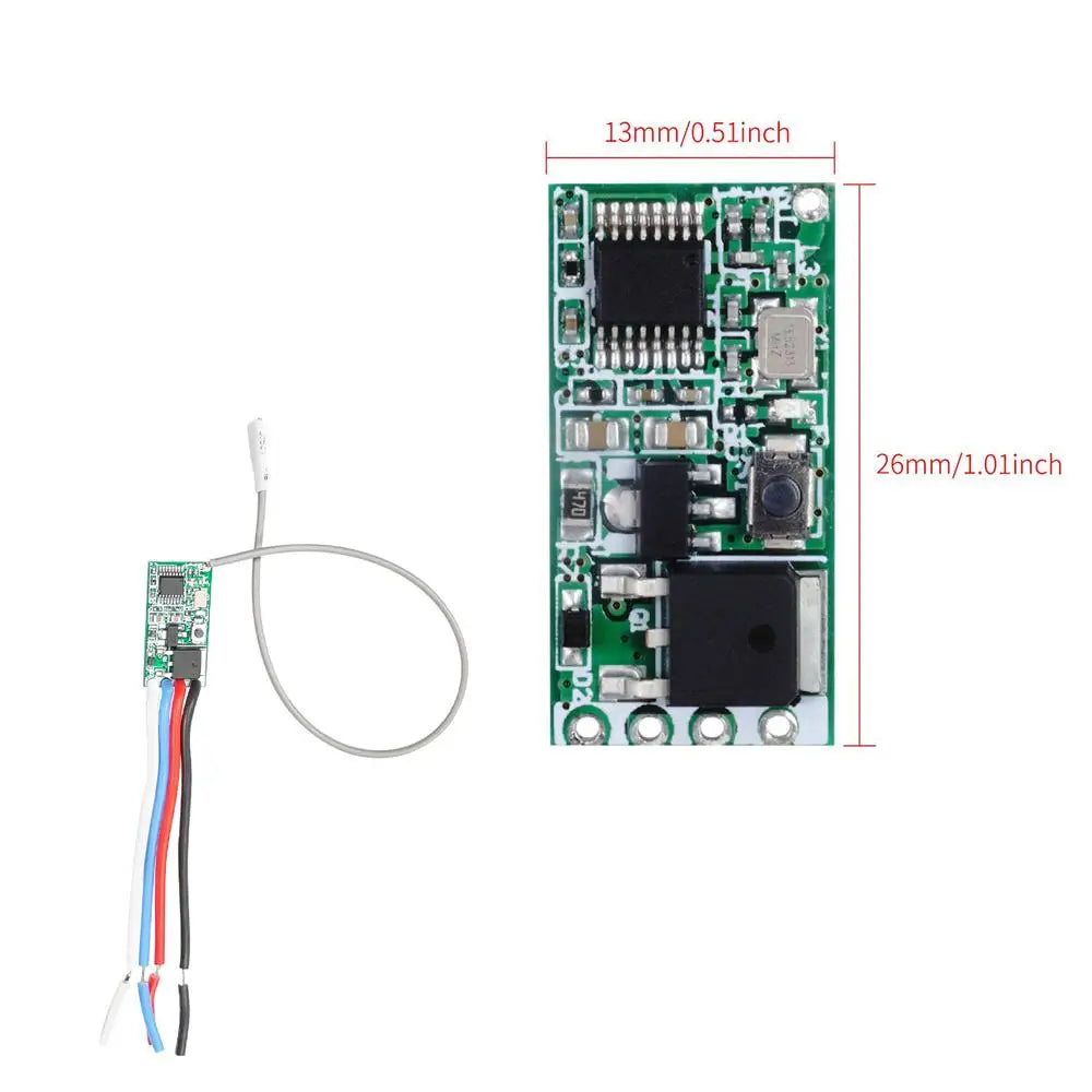 40pcs 433.92Mhz Universal Wireless DC 3.6V-24V Remote Control Switch QIACHIP 1 CH RF Relay Receiver LED Light Controller DIY Kit