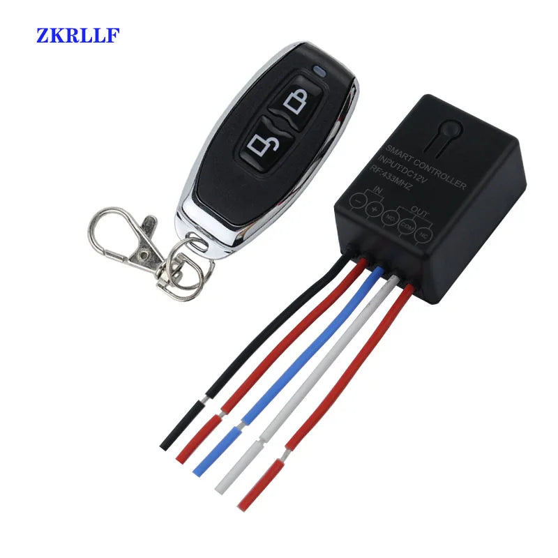 433Mhz Universal Remote Controls DC 12V 1CH Relay Receiver Module RF Transmitter 433 Mhz Wireless Remote Control Switch Diy Kit