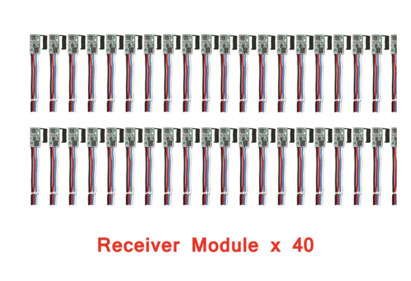 40pcs 433.92Mhz Universal Wireless DC 3.6V-24V Remote Control Switch QIACHIP 1 CH RF Relay Receiver LED Light Controller DIY Kit
