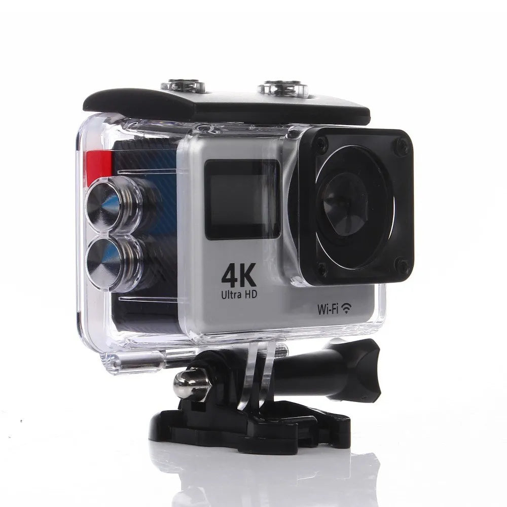 4K Ultra HD Action Camera Double IPS LCD WiFi 20MP 170D Webcam DVR 30M Waterproof Sport DV Helmet Video Camera Allwinner V3