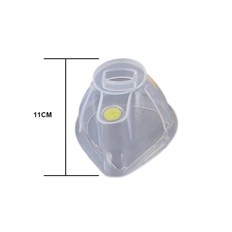 SML Mask Professional Adult/Pediatric/Baby Asthma Spacer Inhaler Device Silicone Aerosol Cabin Surgical Supplies