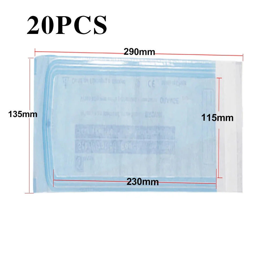 50/20/10PCS Self-sealing Sterilization Pouches Bags Disposable Medical-grade Disinfection Bag Storage Bags Tattoo Accessories