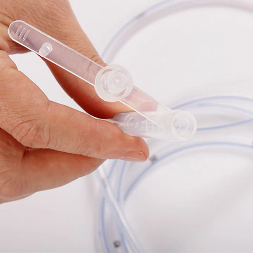 10 Pcs 14Fr Gastric Tubes Medical Silicone Nasogastric Feeding Tubes with Multiple Specifications and Independent Packaging