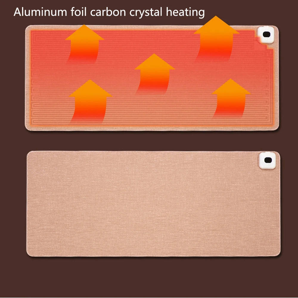 Intelligent Heated Electric Heating Pad Office Desktop Digital Display Heating Pad Warming Table Waterproof Mat Mouse Pad Winter