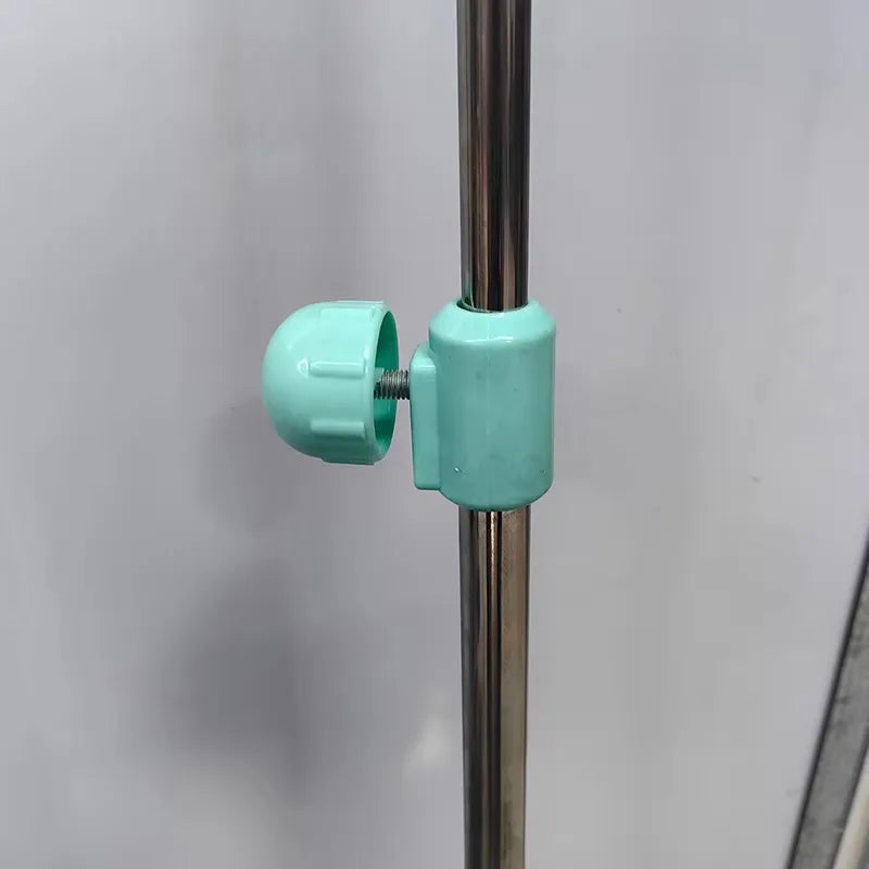 Good quality stainless steel floor infusion support removable hospital medical infusion iv pole drip stand