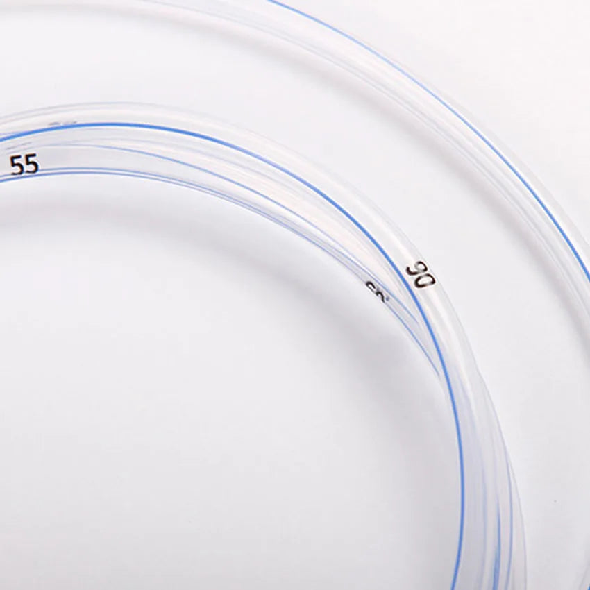 10 Pcs 14Fr Gastric Tubes Medical Silicone Nasogastric Feeding Tubes with Multiple Specifications and Independent Packaging