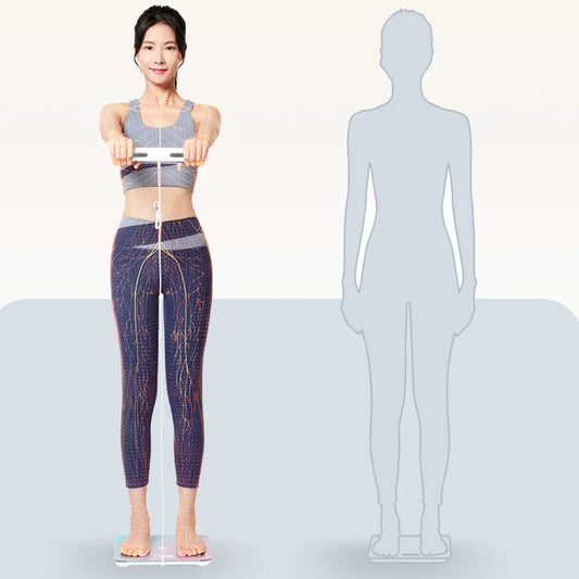 Smart Body Fat Scale:LED DisplayAPP IntegrationSmall Precision Electronic Scale for Health Tracking Bluetooth Weight Monitor.
