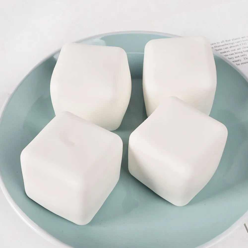 Squihy Flexible Tofu Cubes Cute Stress Relief Autism Sensory Toys Stress & Anxiety Relief Fidget Toys for Kids Girl Gift