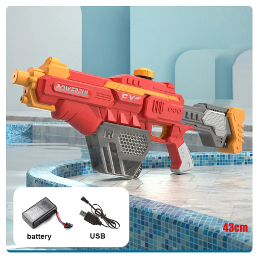 Free Shipping Electric Water Gun Powerful Water Blasters Squirt Guns Large-capacity Water Tank Summer Swimming Pool Outdoor Toy