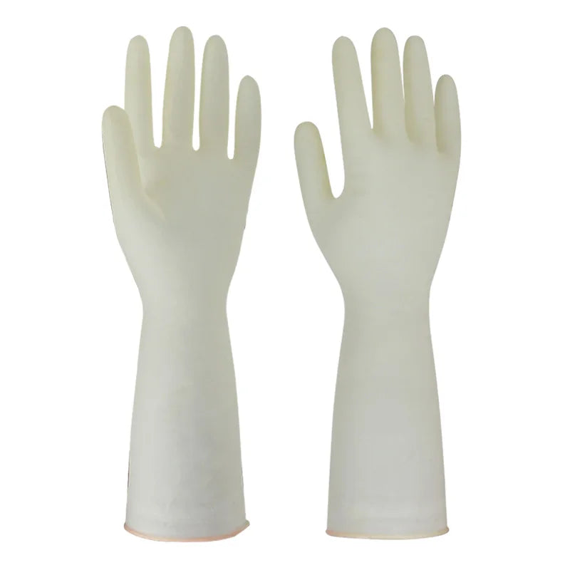 Dishwashing Cleaning Oil Resistance Acid and Alkali Resistant Durable Rubber Kitchen Clean Tools Latex Gloves