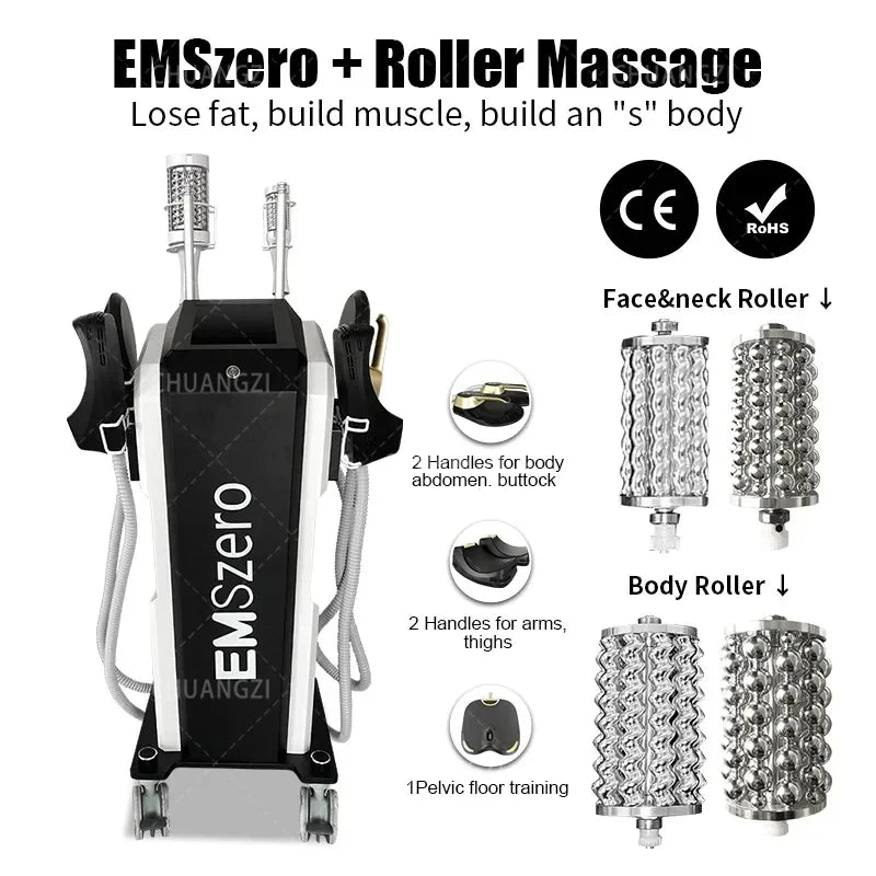 2025 EMS zero RF 2-in-1 body shaping machine, specialized equipment for muscle stimulation and fat removal, EMS Hiemt Pro