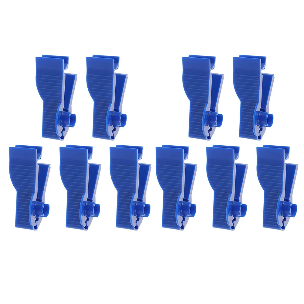 10 Pcs Dialysis Clip Peritoneal Pipe Clips Catheter Bag Accessory Supplies Plastic Tubing Universal Accessories