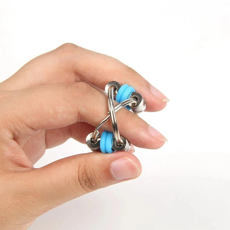 Flippy Bike Chain Fidget ADHD Stress Relief Toy Anxiety Reliever Adult Children Decompression Juguetes Sensorial Autismo