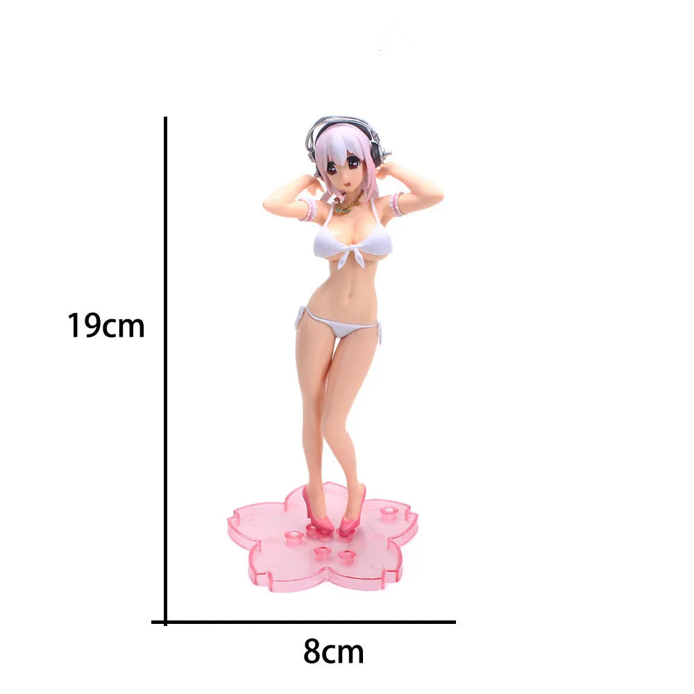 New 3 style Sexy Bikini Girl Yuuki Asuna Action Figure Anime Collection Peripherals Doll Cute Model Toys Car Ornaments