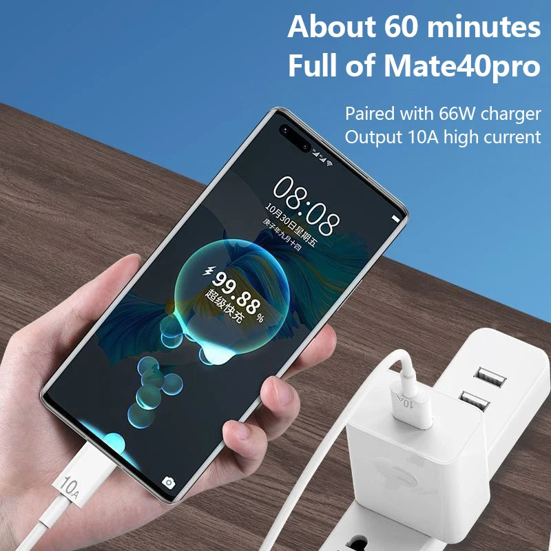 1PC Powerful and Durable Material 1/1.5/2M 120W 10A USB Type C USB Cable Super Fast Charing Line for All USB Type-C Devices