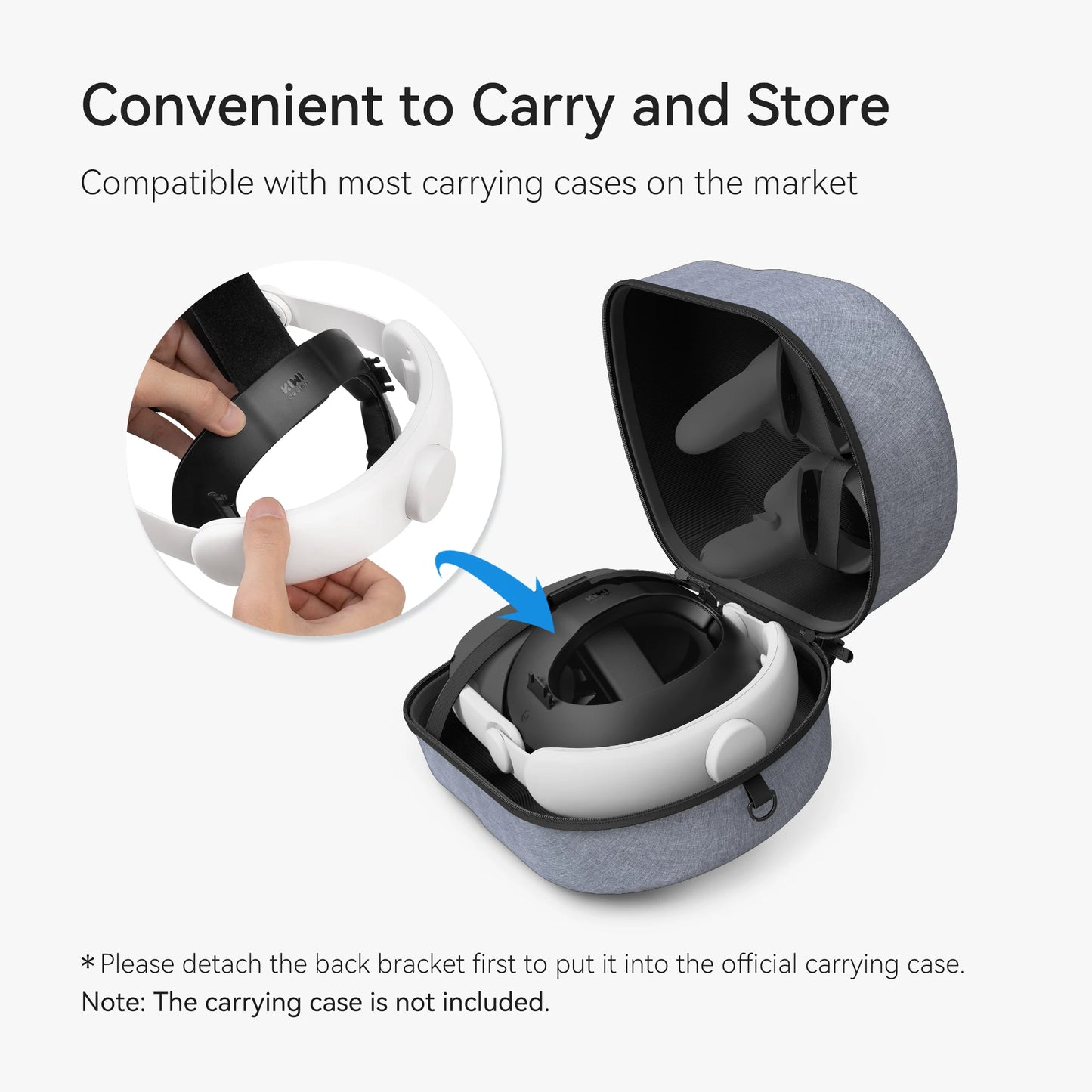 KIWI design Head Strap for Oculus Quest 2 Enhanced Comfort Wearing Head Strap for Meta Quest 2 VR Accessories