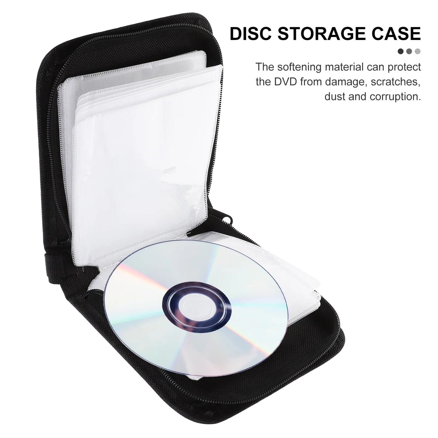 CD Wallet 40 Capacity CD Case Portable DVD Hard Plastic Case Holder Portable CD Carrier Organizer cd binder