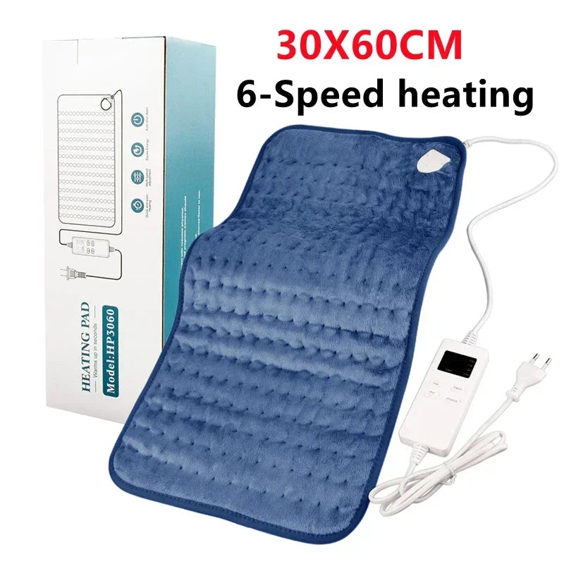 76x40cm/30X60 110V/220V Extra Large Electric Heating Pad for Period Cramps Lower Back Pain Relief Heat Therapy Winter Warmer