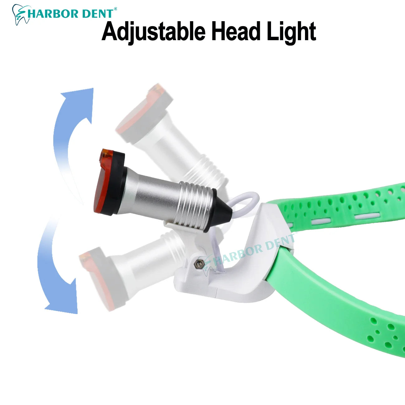 5W Dental LED Headligth Wireless Ultra-light High-brightness Dental Surgical Headband Medical Headlight Adjustable Brightness