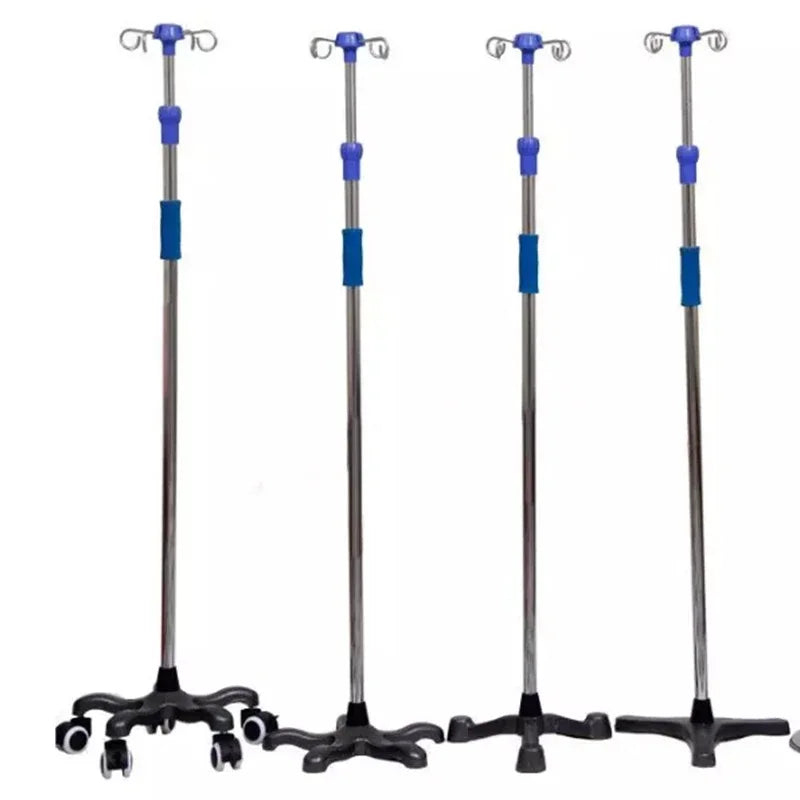 MT Medical China Factory Mobile Iv Drip Stand Height Adjust Pole