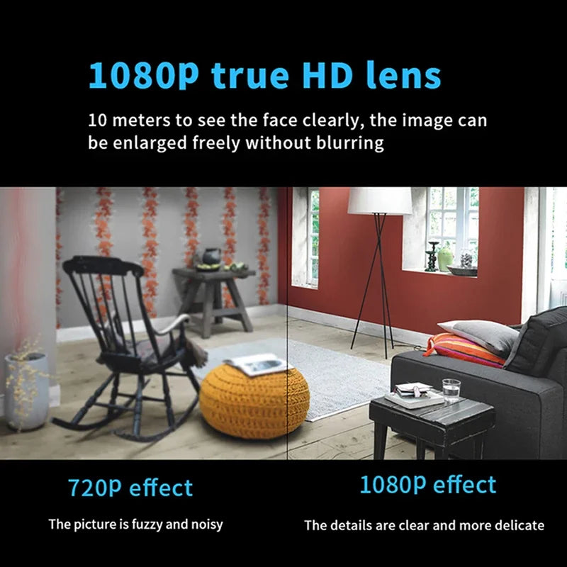 Mini Wireless Camera 1080P WiFi Camera Infrared Night Vision Monitor Camcorder Video Recorder DVR Motion Detection