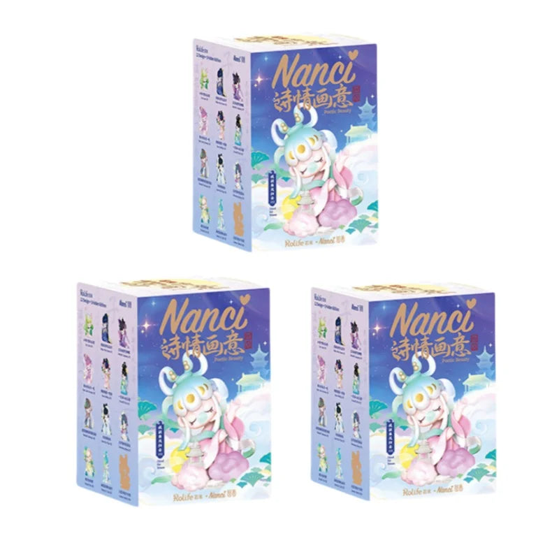 Robotime Rolife Nanci Poetic Beauty Blind Box Action Figures Doll Toys Surprise Box Lady Toys - ZPXX0