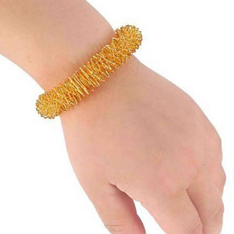 2PCS Anxiety Bracelets Acupressure Ring Occupational Therapy Autism Relaxing Toys Juguetes Sensoriales Para Autistas