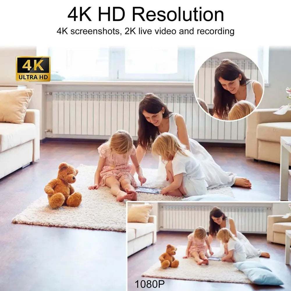 1080P Night Vision Camera Secret Invisible Camera Home Security Monitoring Supporting WiFi 1080P Full HD Mini Camera