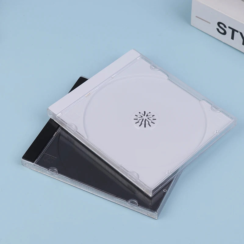 1Pcs CD Storage Case Transparent Stand Acrylic Holders For CDs DVD Storage Holder Tool