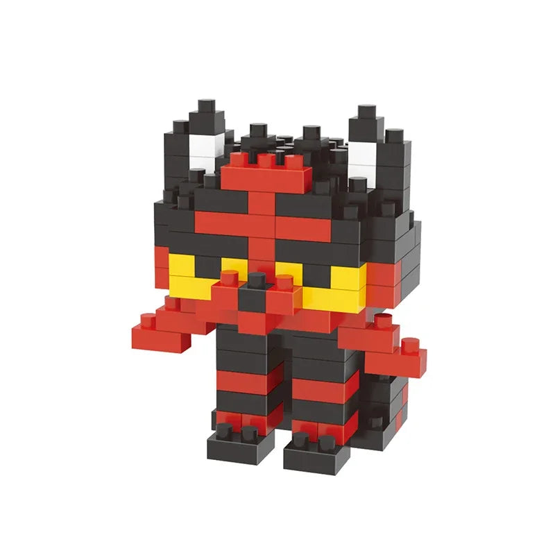 Pokemon Small Simple Building Blocks Pikachu anime figure Action Toys Graphics Diamond Mini Model Pocket Monster Collect Gift