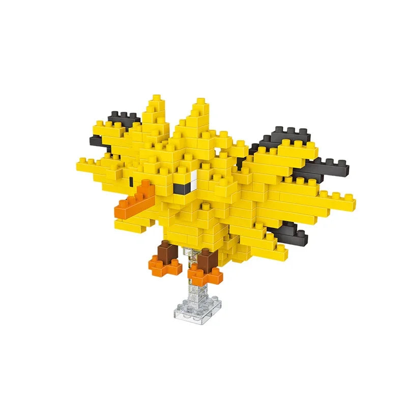 Pokemon Small Simple Building Blocks Pikachu anime figure Action Toys Graphics Diamond Mini Model Pocket Monster Collect Gift
