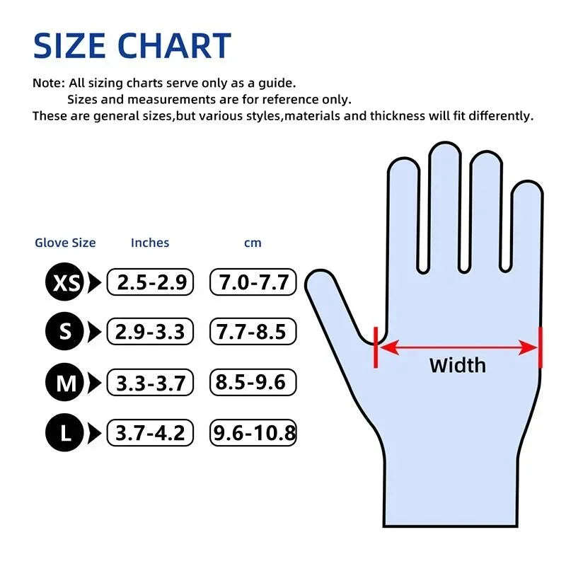 Black Nitrile Disposable Gloves 20/50/100Count Latex Free Home Cleaning Gloves Textured Mechanic Tattoo Hair Dye Beauty Gloves