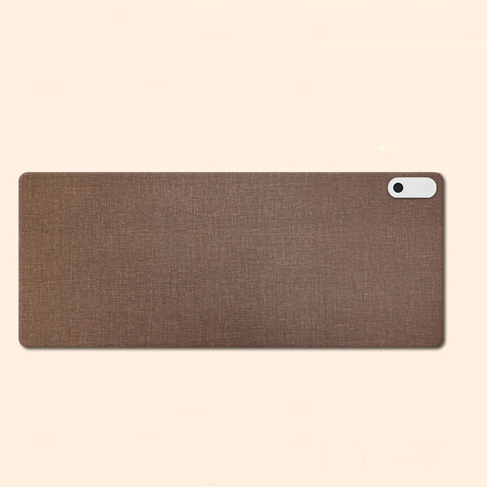 Intelligent Heated Electric Heating Pad Office Desktop Digital Display Heating Pad Warming Table Waterproof Mat Mouse Pad Winter