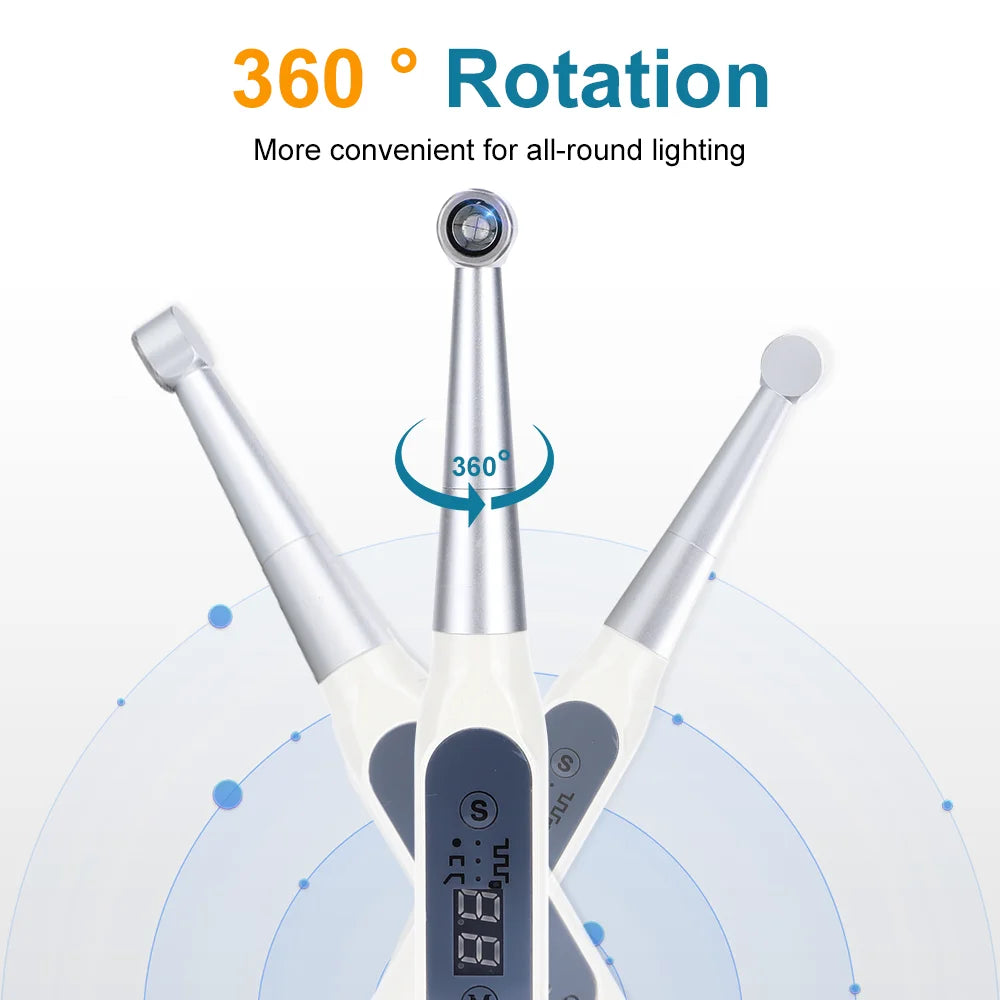 AI-CL-S2 Dental Wireless LED Curing Lamp 360 Degree Rotation with 4 Lighting Modes 1 to 40 Seconds Cure Dentistry Equipment