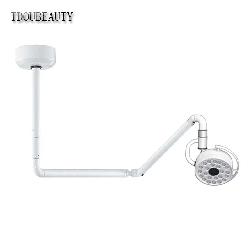 TDOUBUY LED Ceiling Surgical Exam Light Shadowless Lamp Pet Surgery Dental Department 72W Super Brightness  (90V-240V) 800mm