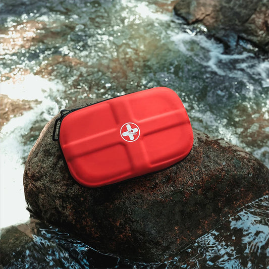 RHINO RESCUE First Aid Kit, Waterproof Portable Emergency Medical Kit for Travel, Home, Care, College Dorm, Camping, Hiking,