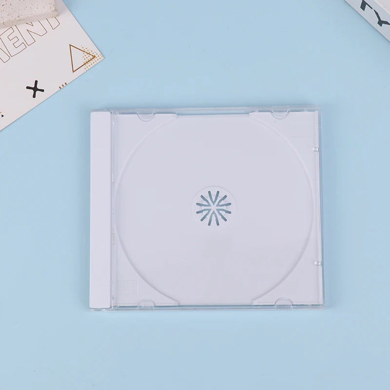 1Pcs CD Storage Case Transparent Stand Acrylic Holders For CDs DVD Storage Holder Tool