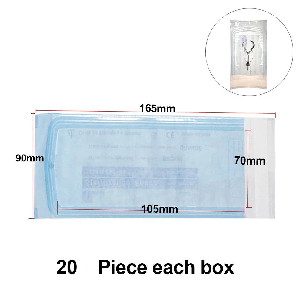20PCS Self-sealing Sterilization Pouches Bags Medical-grade Bag Disposable Dental Tattoo Accessories Tool Storage Bag